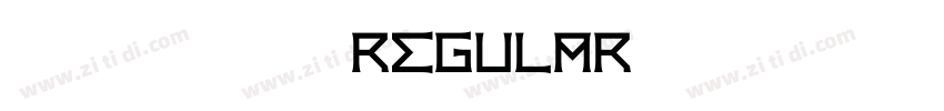 汲古篆 铁线长体 Regular字体转换